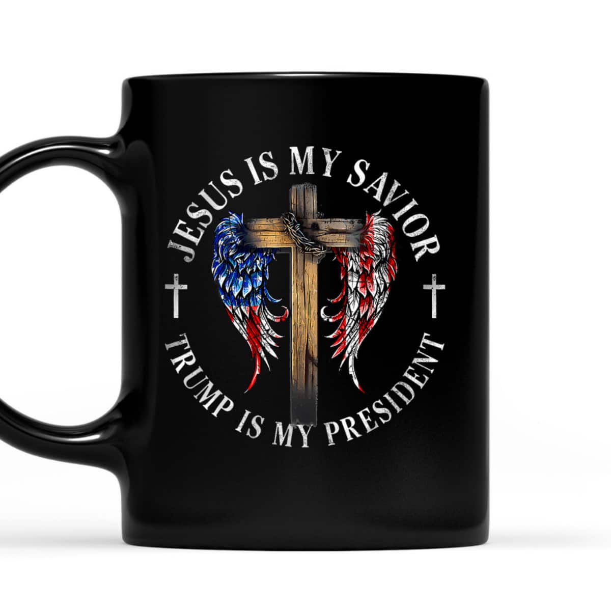 Jesus Is My Savior Trump Is My President 2024 Usa Flag Cross Believers T-Shirt Jesus Is My Savior Trump Is My President 2024 Usa Flag Cross Believers T-Shirt