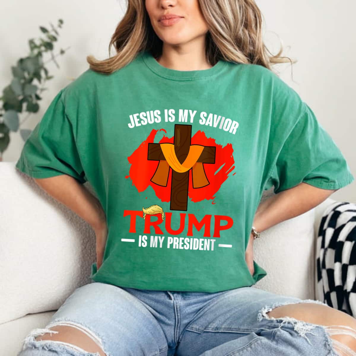 Jesus Is My Savior Trump Is My President Election 2024 Trump T-Shirt Jesus Is My Savior Trump Is My President Election 2024 Trump T-Shirt