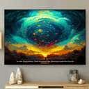 God Created The Heavens And The Earth Genesis 1 1 Canvas Wall Art God Created The Heavens And The Earth Genesis 1 1 Canvas Wall Art