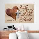 Heart Cross Trust In The Lord With All Your Heart Proverbs 35 Canvas Wall Art Heart Cross Trust In The Lord With All Your Heart Proverbs 35 Canvas Wall Art