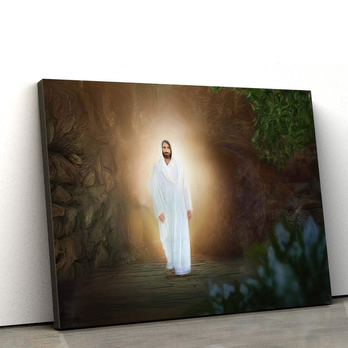 Resurrected Jesus Christ Comes Jesus Christ Art Jesus Christian Canvas Wall Art Resurrected Jesus Christ Comes Jesus Christ Art Jesus Christian Canvas Wall Art