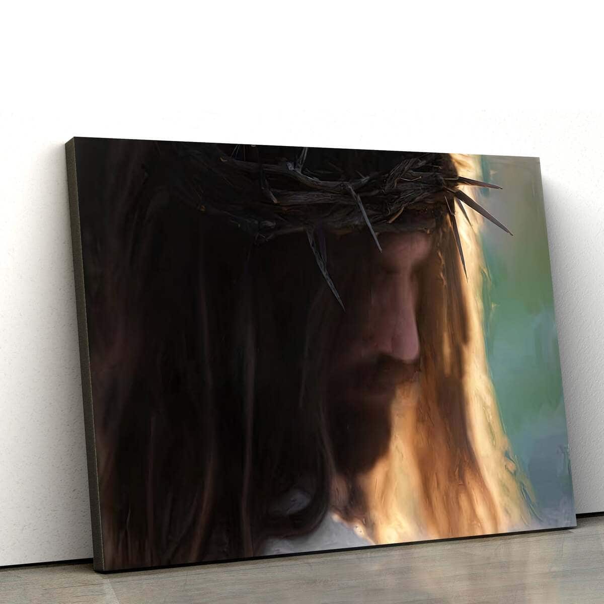 Jesus Christ With Crown Of Thorns Jesus Christ Art Jesus Christian Canvas Wall Art Jesus Christ With Crown Of Thorns Jesus Christ Art Jesus Christian Canvas Wall Art