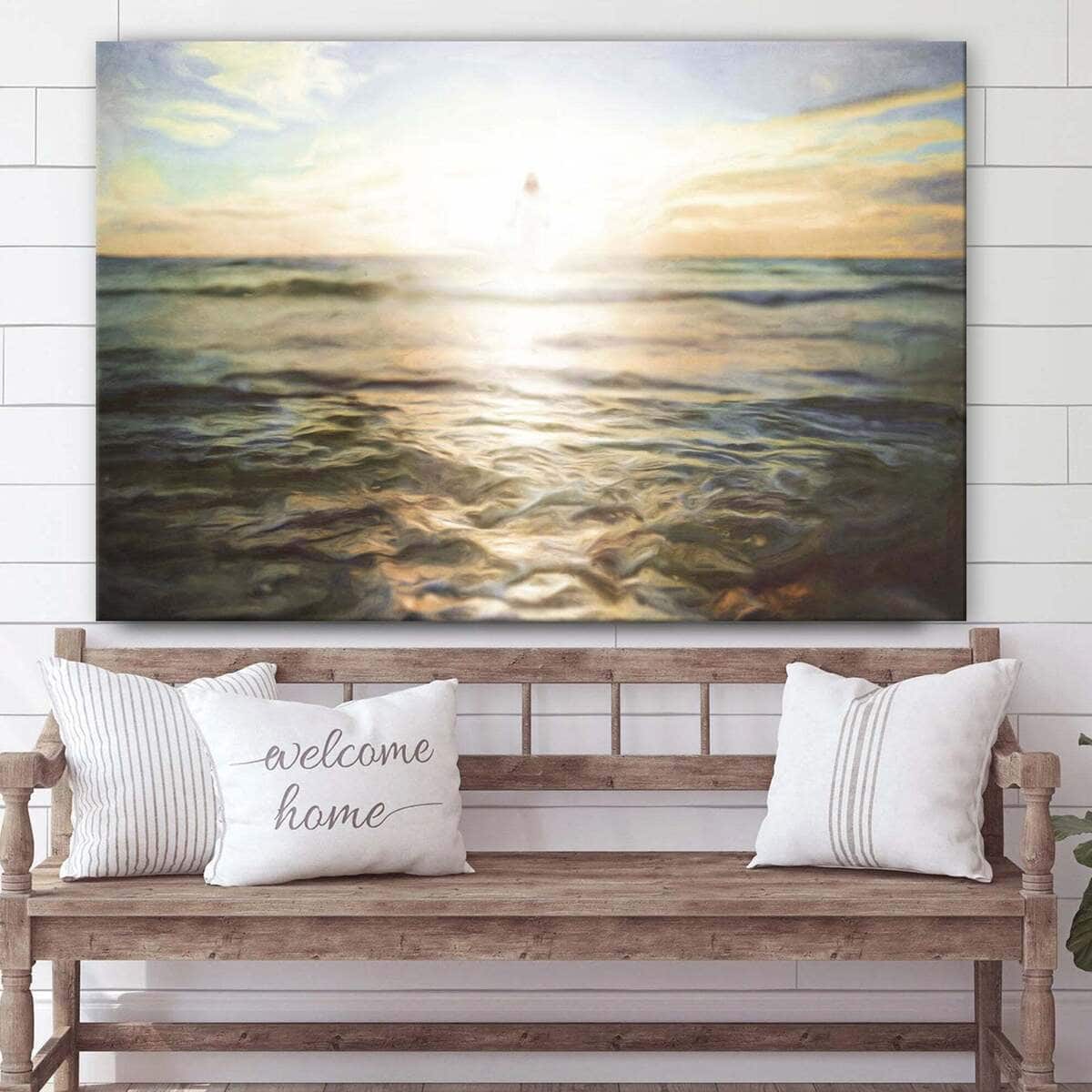 Jesus Glowing And Walking On Water Jesus Christ Art Jesus Christian Canvas Wall Art Jesus Glowing And Walking On Water Jesus Christ Art Jesus Christian Canvas Wall Art