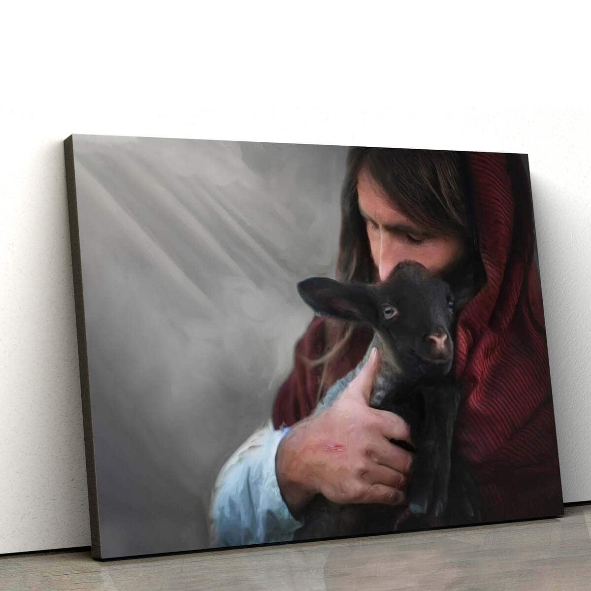 Jesus Holding A Lamb Jesus Christ Art Jesus Christian Canvas Wall Art Jesus Holding A Lamb Jesus Christ Art Jesus Christian Canvas Wall Art
