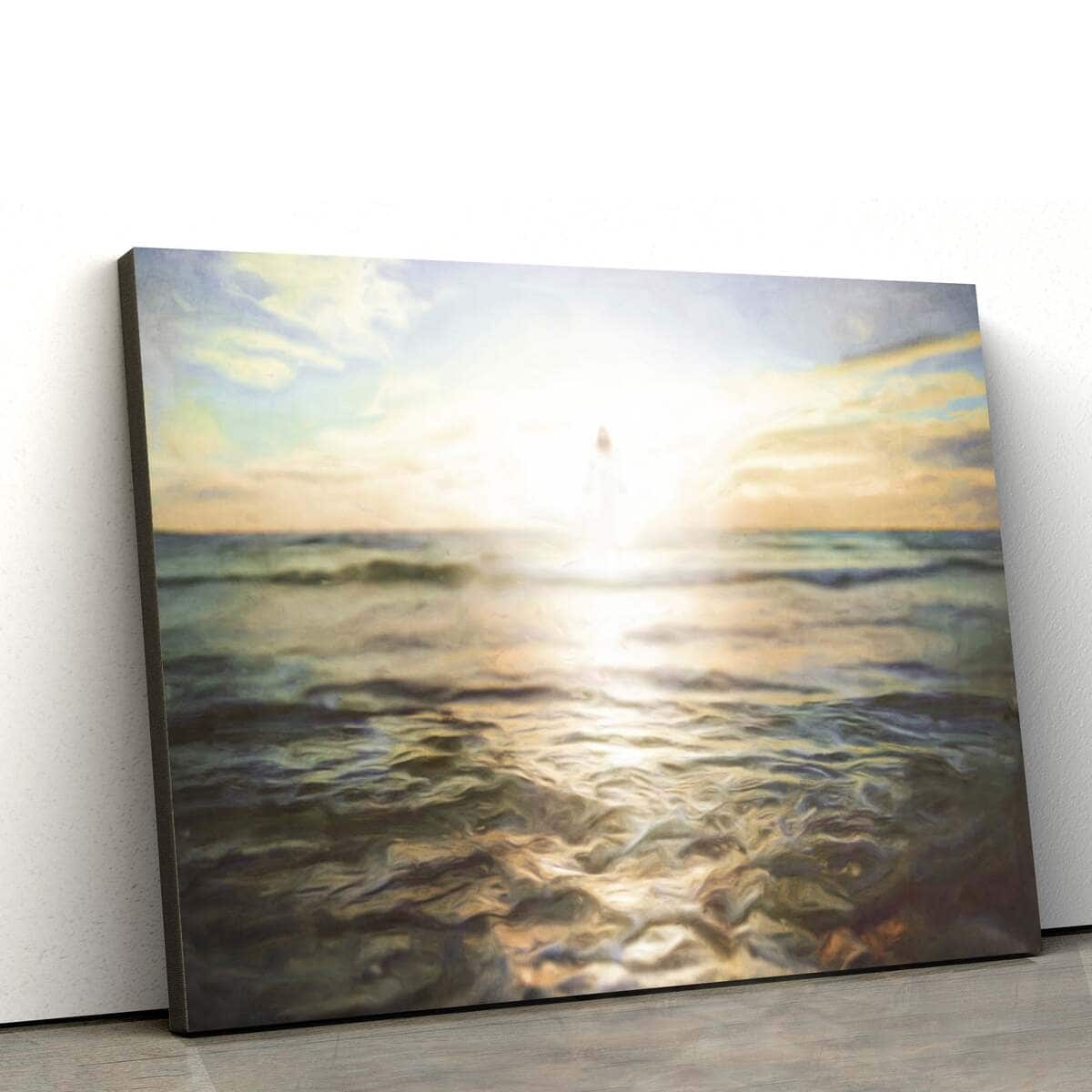 Jesus Glowing And Walking On Water Jesus Christ Art Jesus Christian Canvas Wall Art Jesus Glowing And Walking On Water Jesus Christ Art Jesus Christian Canvas Wall Art