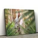 Jesus Christ Art Christian Garden Religious Portrait Canvas Wall Art Gift