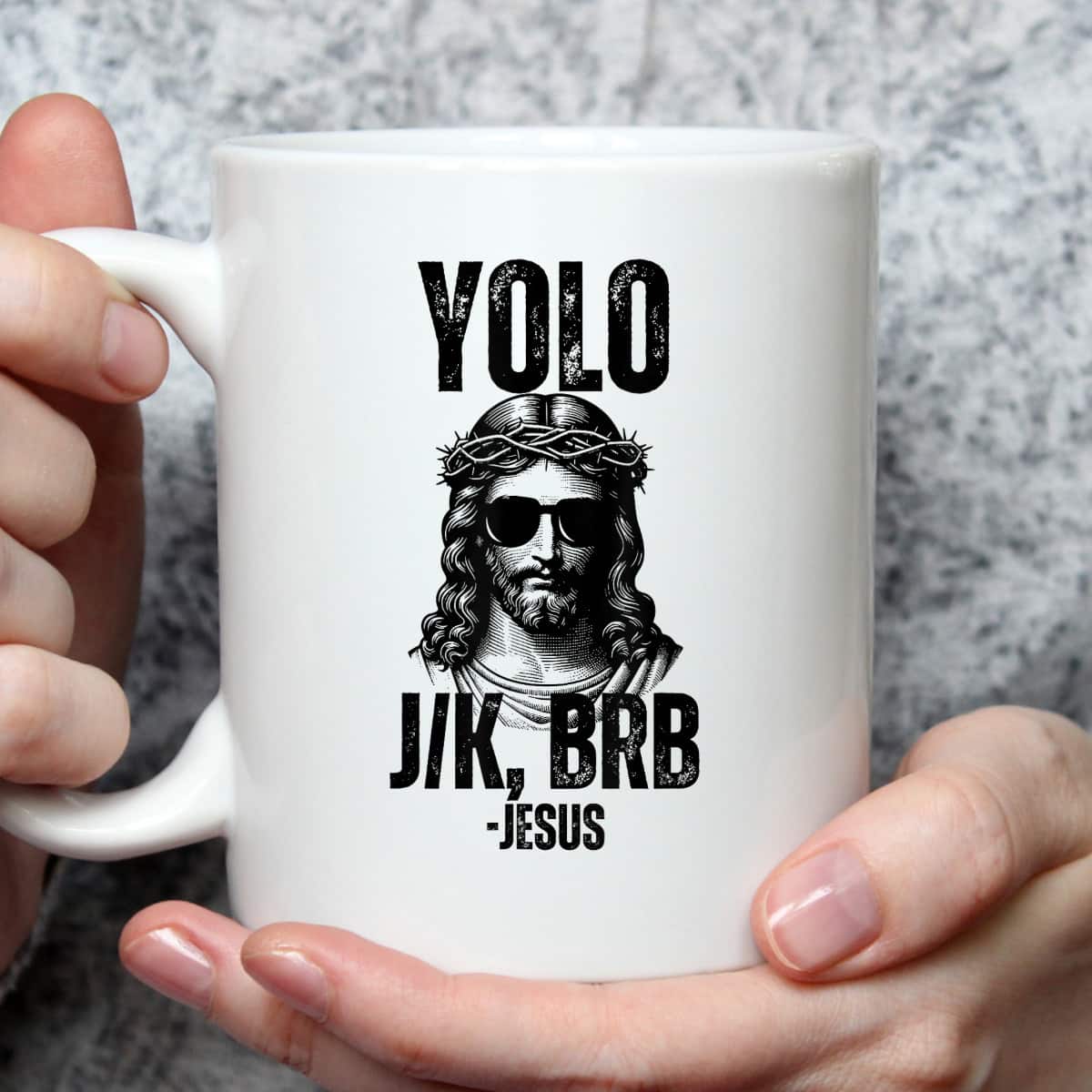 Funny Christian Yolo J/K BRB Religious Gift T-Shirt Funny Christian Yolo J/K BRB Religious Gift T-Shirt
