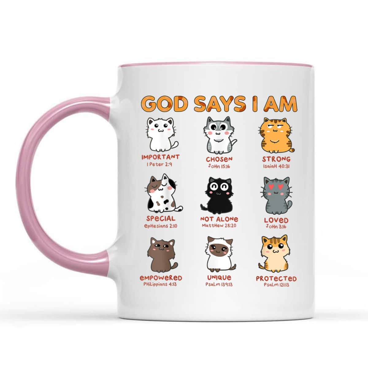 God Says I Am Kitten Cat Funny Cats Bible Verse Christian T-Shirt God Says I Am Kitten Cat Funny Cats Bible Verse Christian T-Shirt