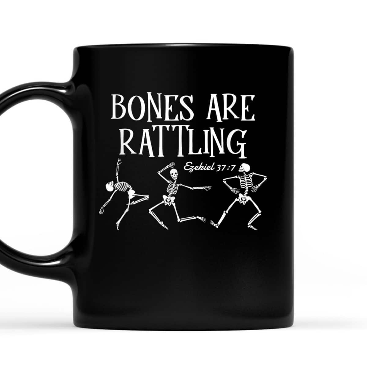 Bones Are Rattling Ezekiel 377 Funny Christian Skeleton Halloween T-Shirt Bones Are Rattling Ezekiel 377 Funny Christian Skeleton Halloween T-Shirt