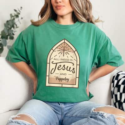 I Love Jesus And Puppetry Christian Puppet Lover T-Shirt