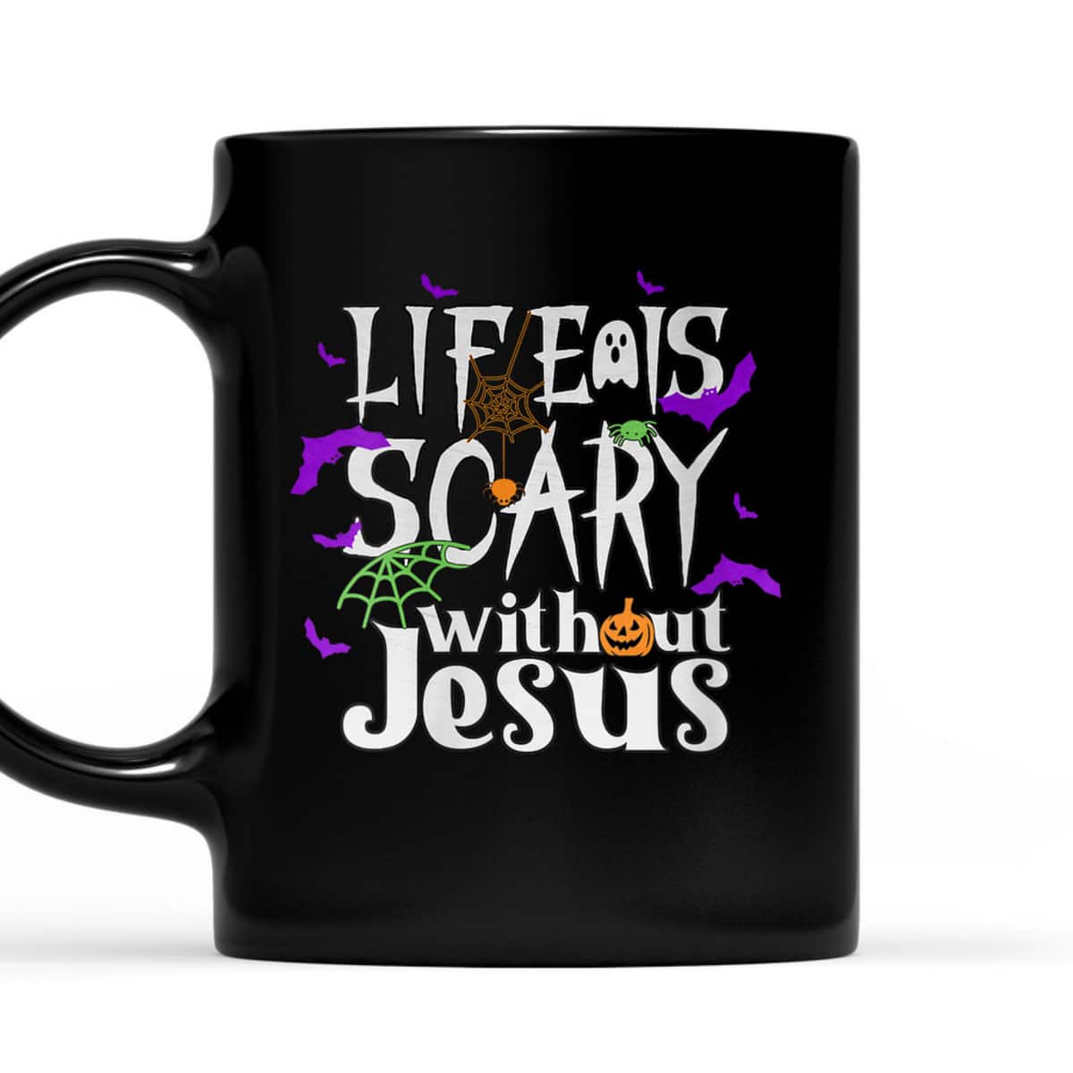 Womens Life Is Scary Without Jesus Christian Halloween Costume T-Shirt Womens Life Is Scary Without Jesus Christian Halloween Costume T-Shirt