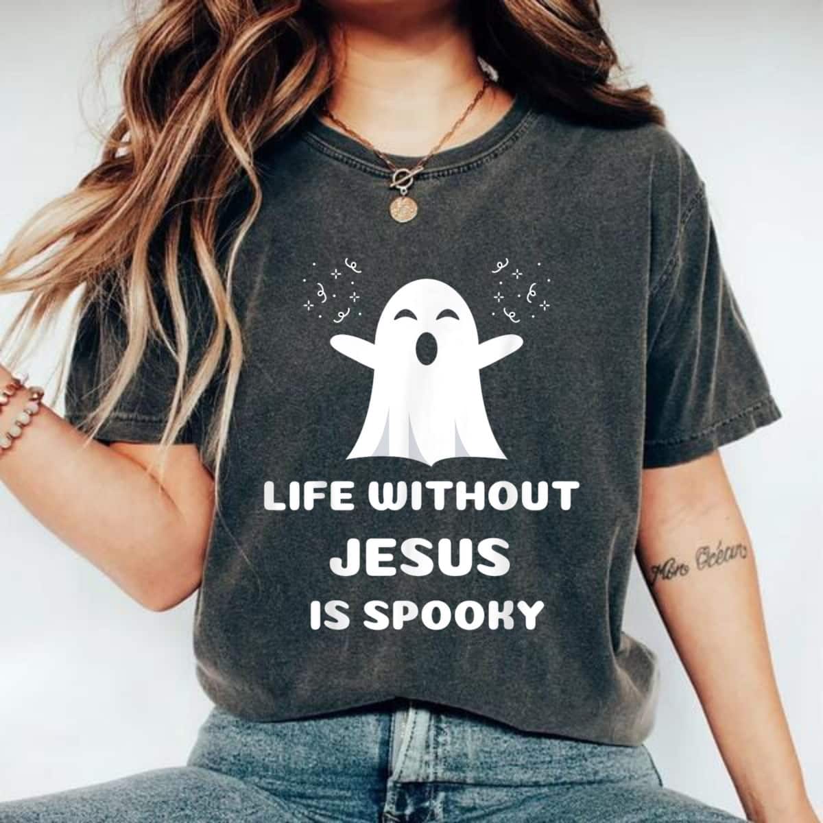 Christian Halloween Humor Church Trick Truck Or Treat Saying T-Shirt Christian Halloween Humor Church Trick Truck Or Treat Saying T-Shirt