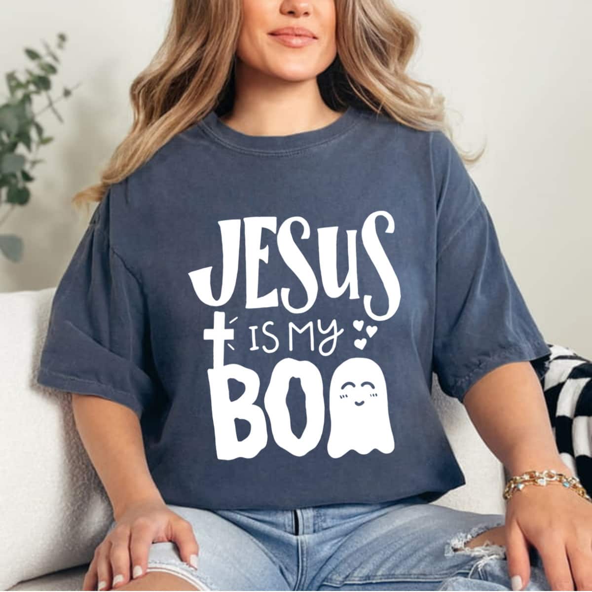 Jesus Is My Boa Christian Halloween Religious Faith Gift T-Shirt Jesus Is My Boa Christian Halloween Religious Faith Gift T-Shirt