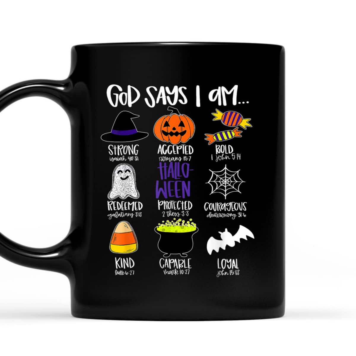 God Says I Am Halloween Jesus Christian Pumpkin Witch T-Shirt God Says I Am Halloween Jesus Christian Pumpkin Witch T-Shirt