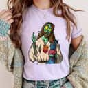 Zombie Jesus Halloween Funny Christian Religious T-Shirt Zombie Jesus Halloween Funny Christian Religious T-Shirt