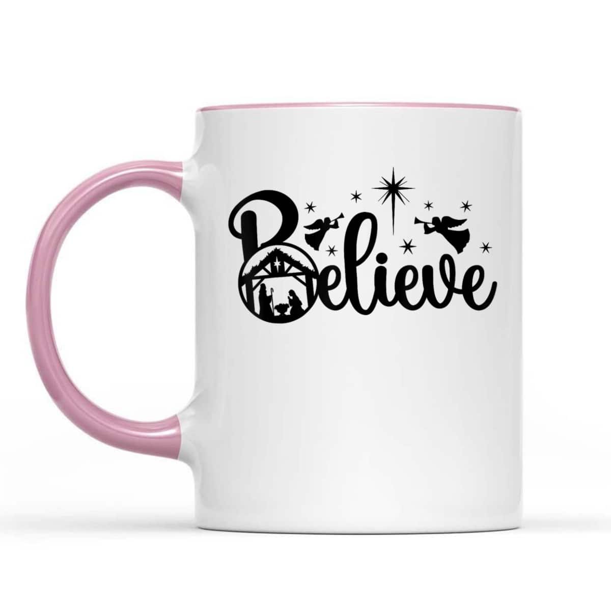 Believe Jesus Christian Christmas Nativity Scene Xmas Faith T-Shirt Believe Jesus Christian Christmas Nativity Scene Xmas Faith T-Shirt