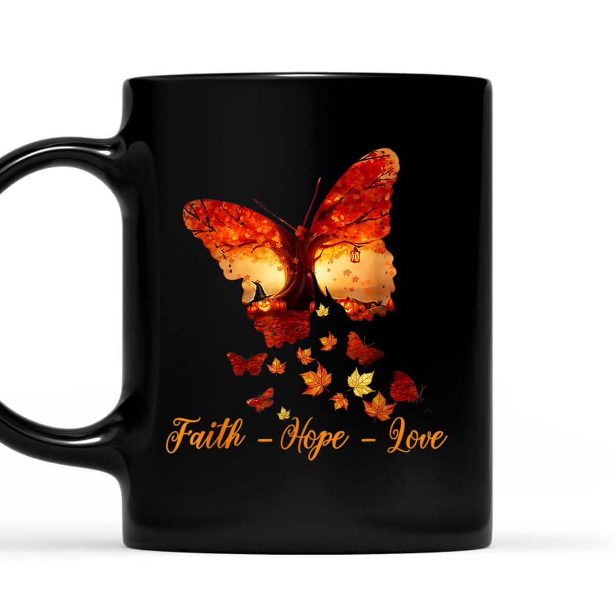 Pumpkin Autumn Faith Hope Love Butterfly Faith Christian T-Shirt Pumpkin Autumn Faith Hope Love Butterfly Faith Christian T-Shirt