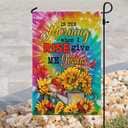 Sunflowers And Jesus In The Morning When I Rise Give Me Jesus Christian Religious Garden Flag