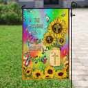 Sunflower In The Morning When I Rise Give Me Jesus Christian Religious Garden Flag Sunflower In The Morning When I Rise Give Me Jesus Christian Religious Garden Flag