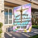 Way Maker Miracle Worker Promise Keeper Light Jesus Christ Christian Religious Garden Flag Way Maker Miracle Worker Promise Keeper Light Jesus Christ Christian Religious Garden Flag