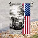 Truck Christian American Christian Religious Garden Flag