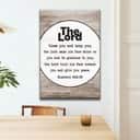 Numbers 624-26 The Lord Bless You And Keep You Canvas Print