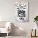 Bible Verse Numbers 624-26 The Lord Bless You And Keep You Christian Canvas Print