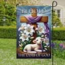 Easter Day Christian Cross Behold The Lamb Of God Religious Garden Flag Easter Day Christian Cross Behold The Lamb Of God Religious Garden Flag