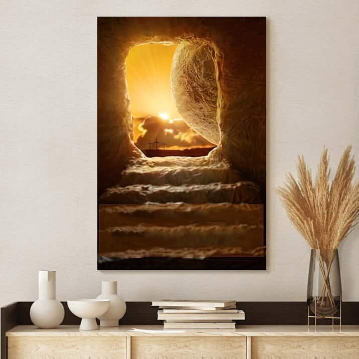 The Road To Easter Christian Religious Faith Canvas Print The Road To Easter Christian Religious Faith Canvas Print