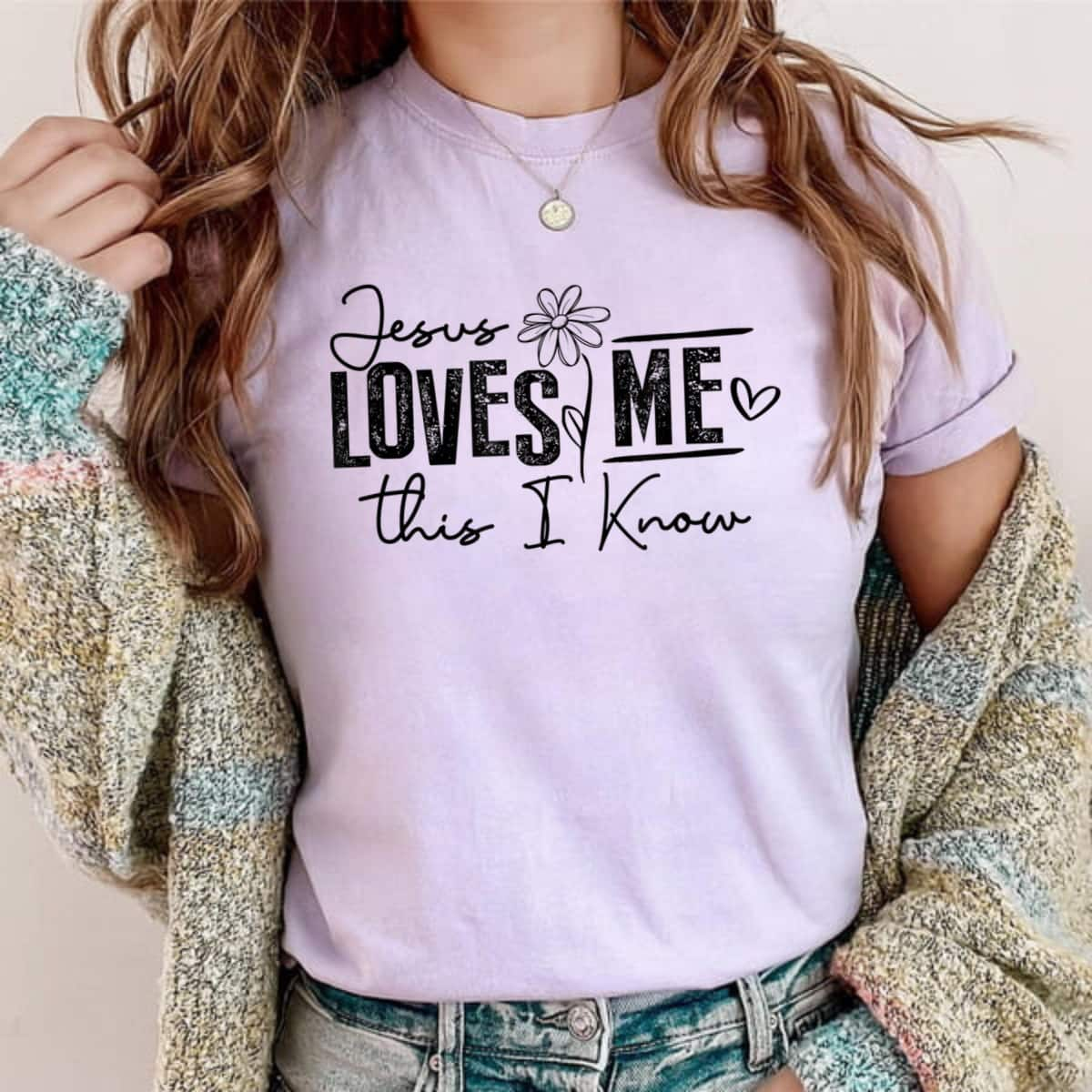 Jesus Loves Me This I Know Christian Faith Jesus God T-Shirt