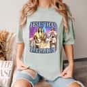 Jesus Has Rizzen Christian Bible Faith Cross Religous T-Shirt