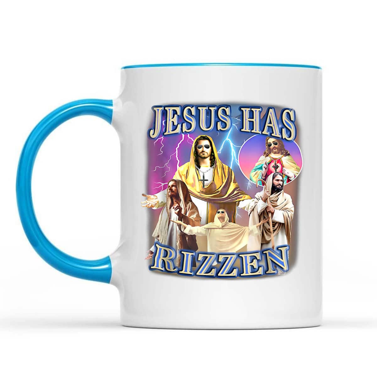 Jesus Has Rizzen Christian Bible Faith Cross Religous T-Shirt Jesus Has Rizzen Christian Bible Faith Cross Religous T-Shirt