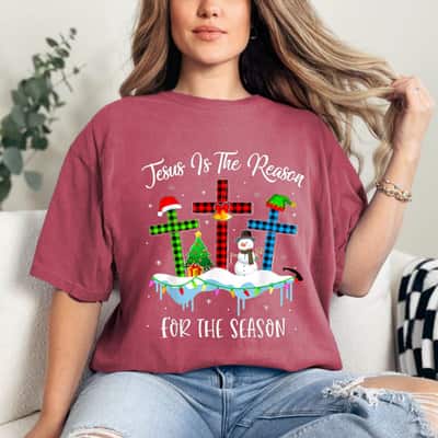 Jesus Is The Reason For The Season Christian Christmas Xmas T-Shirt Jesus Is The Reason For The Season Christian Christmas Xmas T-Shirt