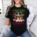 Christmas Begins With Christ Manger Xmas Christians Gift T-Shirt Christmas Begins With Christ Manger Xmas Christians Gift T-Shirt