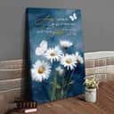 Accept What Is Let Go Of What Was Daisies And Butterflie Christian Canvas Print Accept What Is Let Go Of What Was Daisies And Butterflie Christian Canvas Print