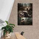 He Ran He Rescued He Carried Jesus And Lost Sheep Canvas Print He Ran He Rescued He Carried Jesus And Lost Sheep Canvas Print