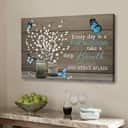 Every Day Is A New Beginning Butterfly Flower Christian Canvas Wall Art Every Day Is A New Beginning Butterfly Flower Christian Canvas Wall Art