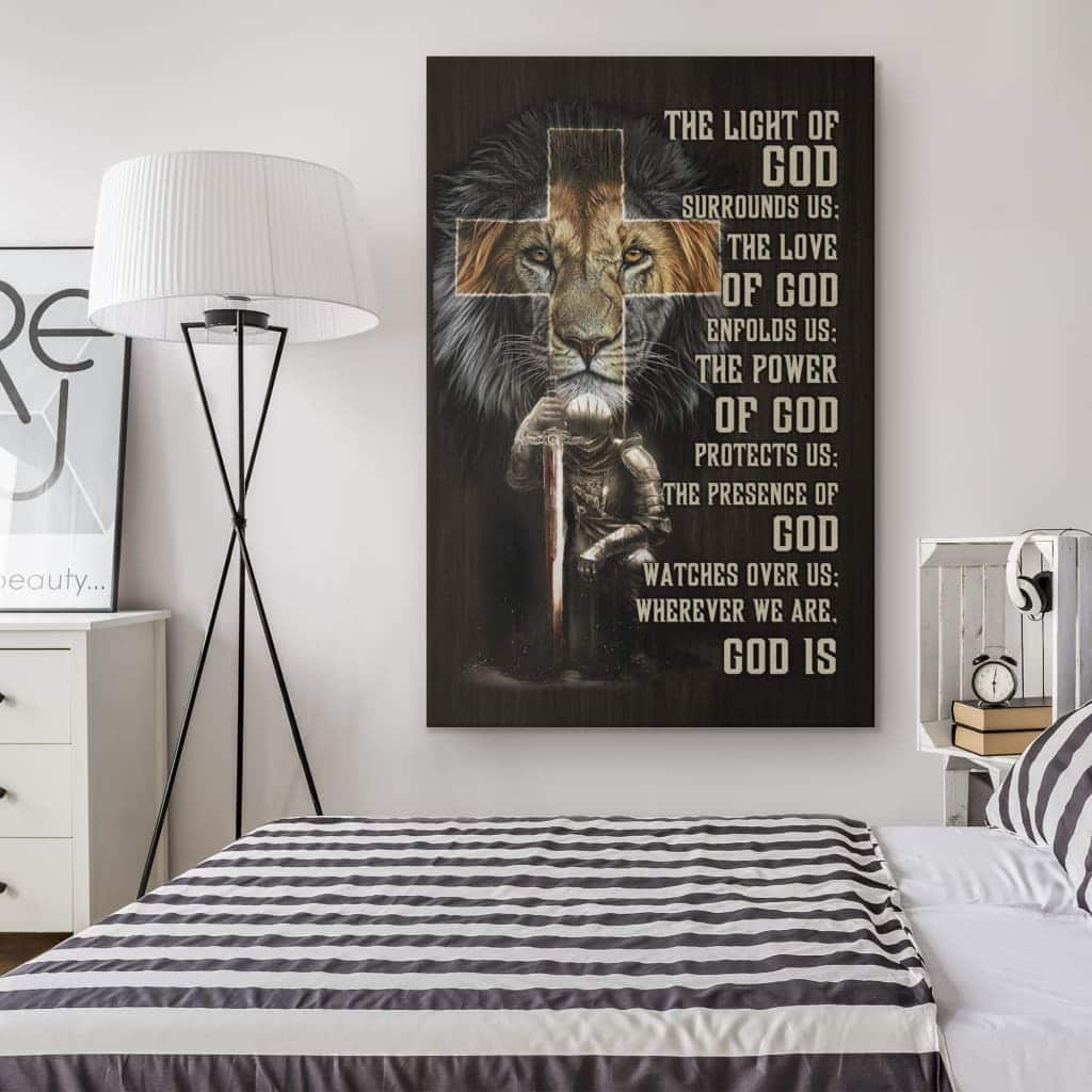 Prayer For Protection Christian Warrior Lion Of Judah Canvas Print Prayer For Protection Christian Warrior Lion Of Judah Canvas Print