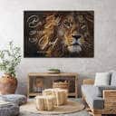 Be Still And Know That I Am God Lion Of Judah Christian Canvas Wall Art