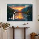 Mark 1230 Love The Lord Your God With All Your Heart Canvas Wall Art
