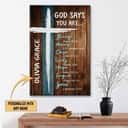 God Says You Are Wall Art Canvas With Custom Name Canvas Print God Says You Are Wall Art Canvas With Custom Name Canvas Print
