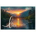 Mark 1230 Love The Lord Your God With All Your Heart Canvas Wall Art