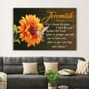 Jeremiah 2911 For I Know The Plans I Have For You Hummingbird Sunflower Canvas Wall Art Jeremiah 2911 For I Know The Plans I Have For You Hummingbird Sunflower Canvas Wall Art