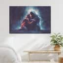 Christian Art Jesus Holds A Woman In The Storm Canvas Wall Art Christian Art Jesus Holds A Woman In The Storm Canvas Wall Art