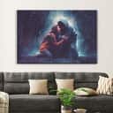 Christian Art Jesus Holds A Woman In The Storm Canvas Wall Art Christian Art Jesus Holds A Woman In The Storm Canvas Wall Art