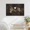 Jesus' Hand Reaching Out To Rescue A Lamb Canvas Wall Art