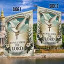 As For Me And My House We Will Serve The Lord Christian Religious Garden Flag