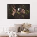 Jesus' Hand Reaching Out To Rescue A Lamb Canvas Wall Art
