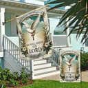 As For Me And My House We Will Serve The Lord Christian Religious Garden Flag As For Me And My House We Will Serve The Lord Christian Religious Garden Flag