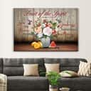 Fruit Of The Spirit Galatians 522-23 Christian Religious Canvas Wall Art